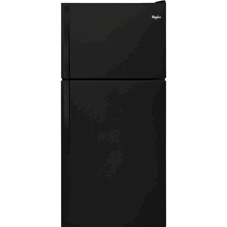 Whirlpool - 18.2 Cu. Ft. Top-Freezer Refrigerator - Black_0