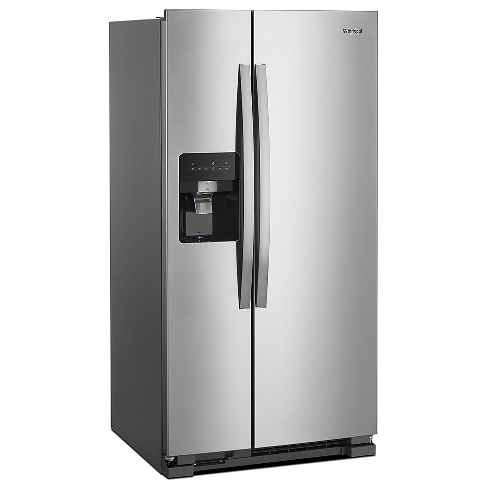 Whirlpool - 24.6 Cu. Ft. Side-by-Side Refrigerator - Monochromatic Stainless Steel_3