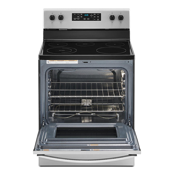 Whirlpool - 5.3 Cu. Ft. Freestanding Electric Range with Steam-Cleaning and Frozen Bake™ - Stainless Steel_11