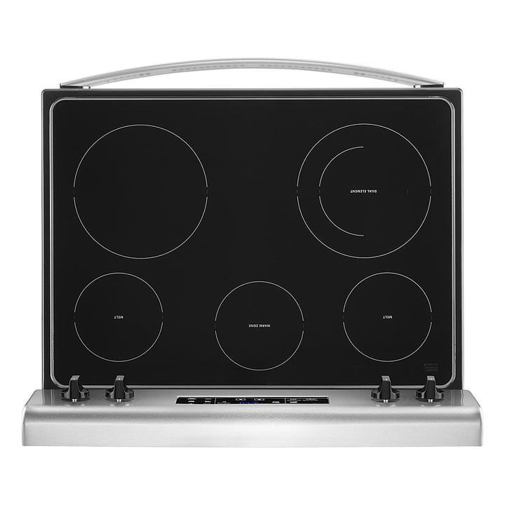 Whirlpool - 5.3 Cu. Ft. Freestanding Electric Range with Steam-Cleaning and Frozen Bake™ - Stainless Steel_2