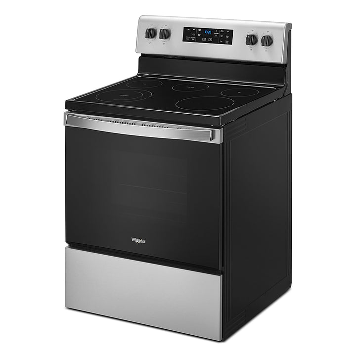 Whirlpool - 5.3 Cu. Ft. Freestanding Electric Range with Steam-Cleaning and Frozen Bake™ - Stainless Steel_3
