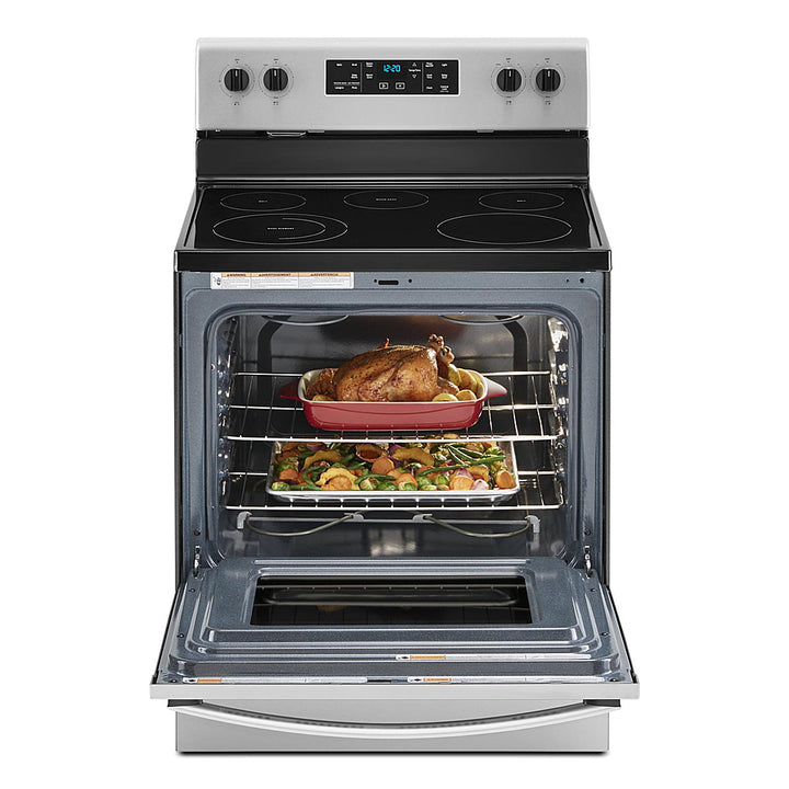 Whirlpool - 5.3 Cu. Ft. Freestanding Electric Range with Steam-Cleaning and Frozen Bake™ - Stainless Steel_12