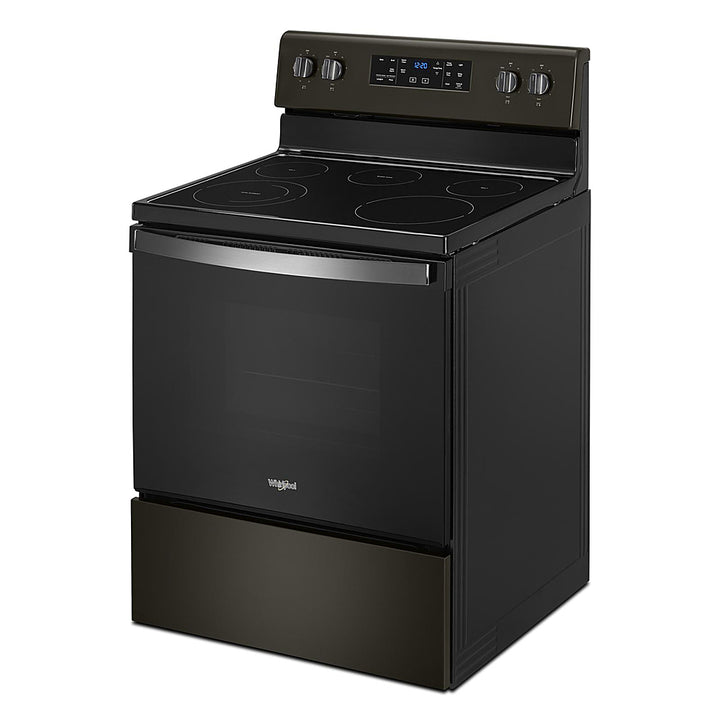 Whirlpool - 5.3 Cu. Ft. Freestanding Electric Range with Self-Cleaning and Frozen Bake™ - Black Stainless Steel_3