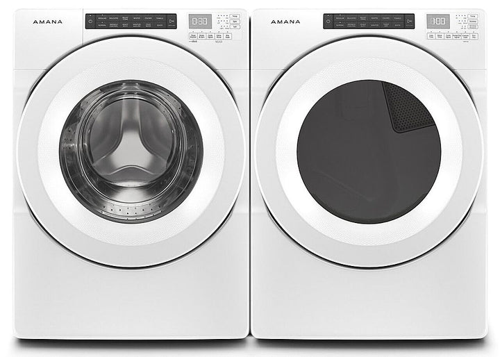Amana - 4.3 Cu. Ft. High Efficiency Stackable Front Load Washer with 14 Cycle Options - White_4