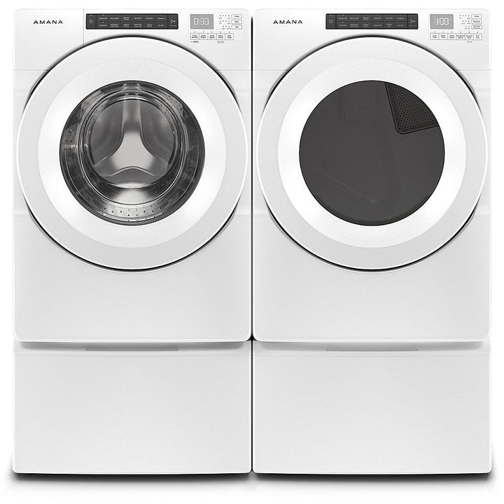 Amana - 4.3 Cu. Ft. High Efficiency Stackable Front Load Washer with 14 Cycle Options - White_6