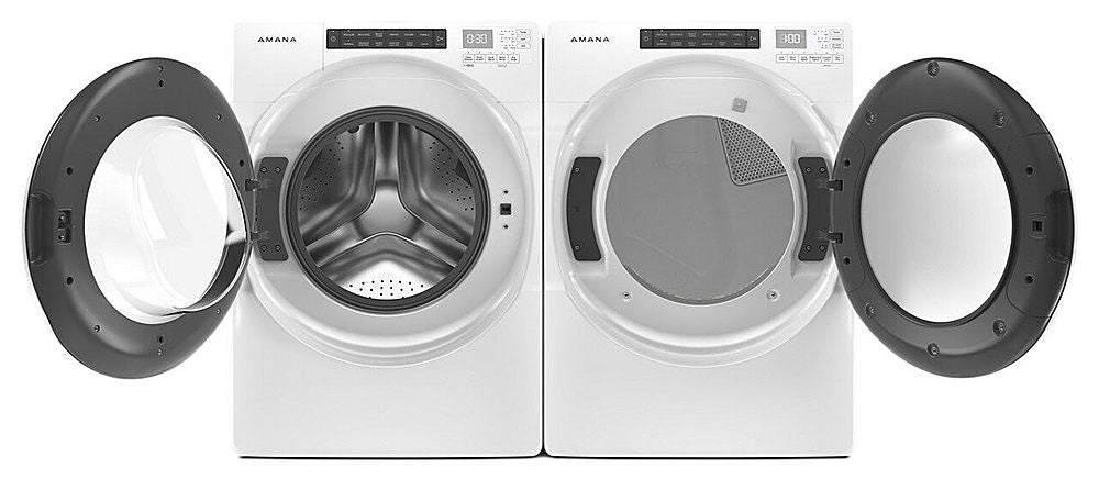 Amana - 4.3 Cu. Ft. High Efficiency Stackable Front Load Washer with 14 Cycle Options - White_8