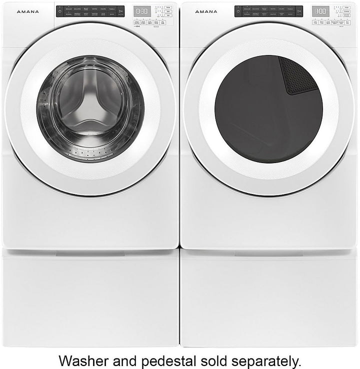 Amana - 7.4 Cu. Ft. Stackable Electric Dryer with Sensor Drying - White_13