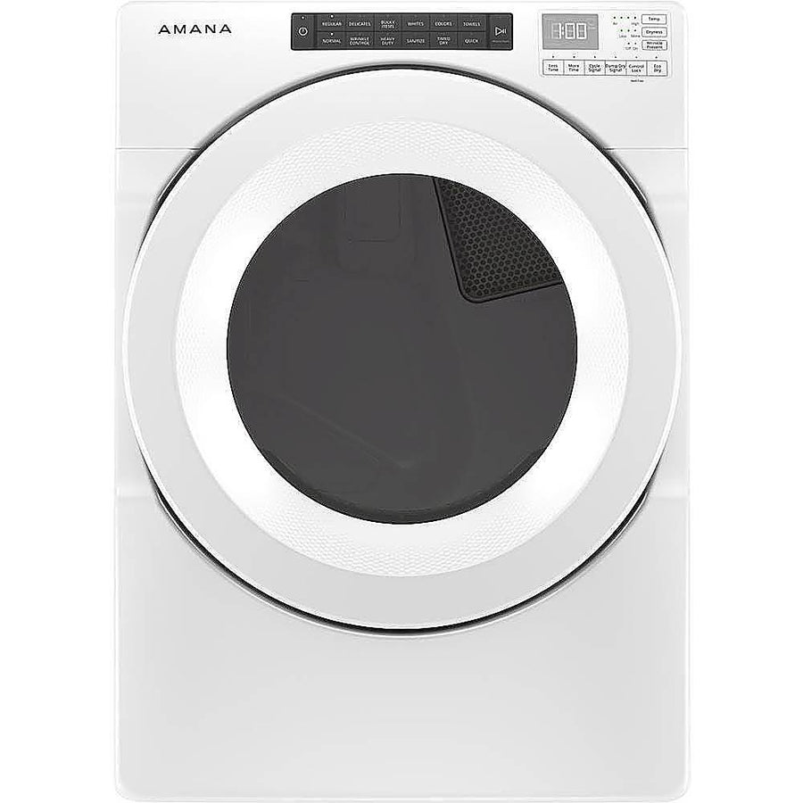 Amana - 7.4 Cu. Ft. Stackable Gas Dryer with Sensor Drying - White_0