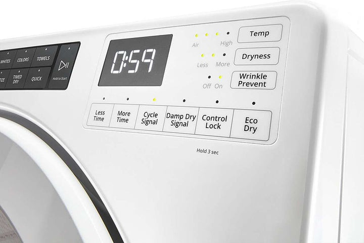 Amana - 7.4 Cu. Ft. Stackable Gas Dryer with Sensor Drying - White_4