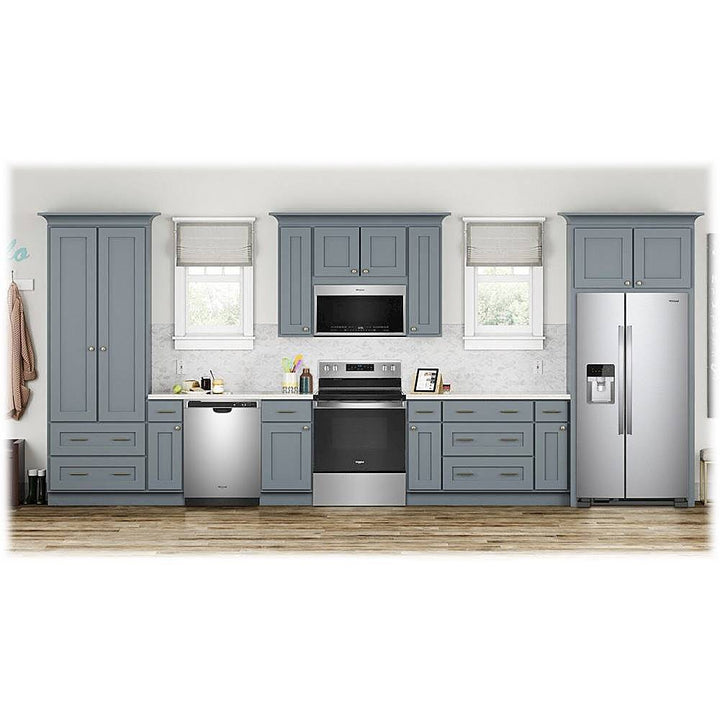 Whirlpool - 5.3 Cu. Ft. Freestanding Electric Range with Self-Cleaning and Frozen Bake - Stainless Steel_9