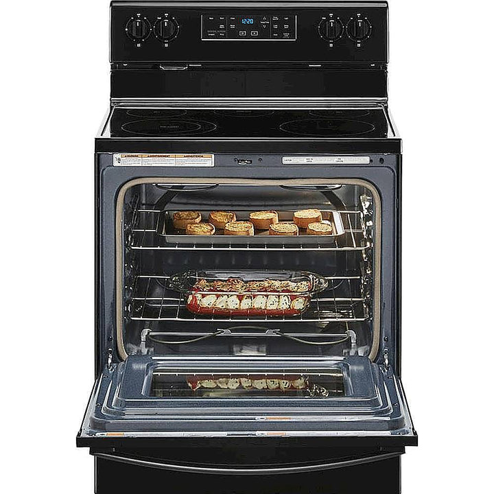 Whirlpool - 5.3 Cu. Ft. Freestanding Electric Range with Self-Cleaning and Frozen Bake - Black_4