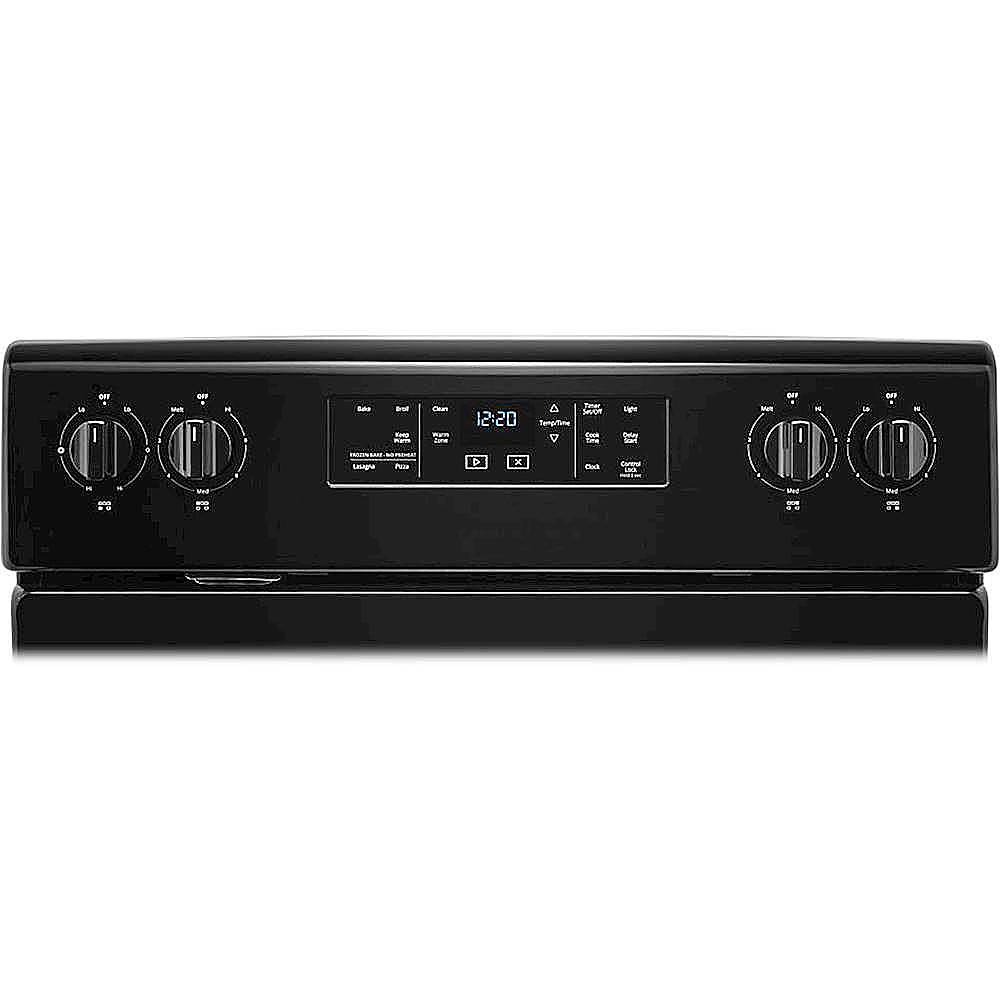 Whirlpool - 5.3 Cu. Ft. Freestanding Electric Range with Self-Cleaning and Frozen Bake - Black_1