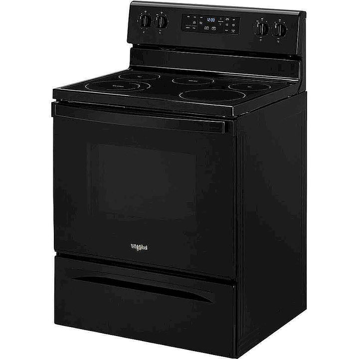 Whirlpool - 5.3 Cu. Ft. Freestanding Electric Range with Self-Cleaning and Frozen Bake - Black_6