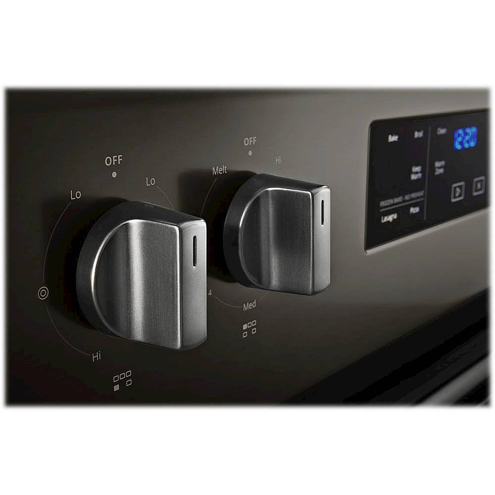 Whirlpool - 5.3 Cu. Ft. Freestanding Electric Range with Self-Cleaning and Frozen Bake - Black Stainless Steel_1