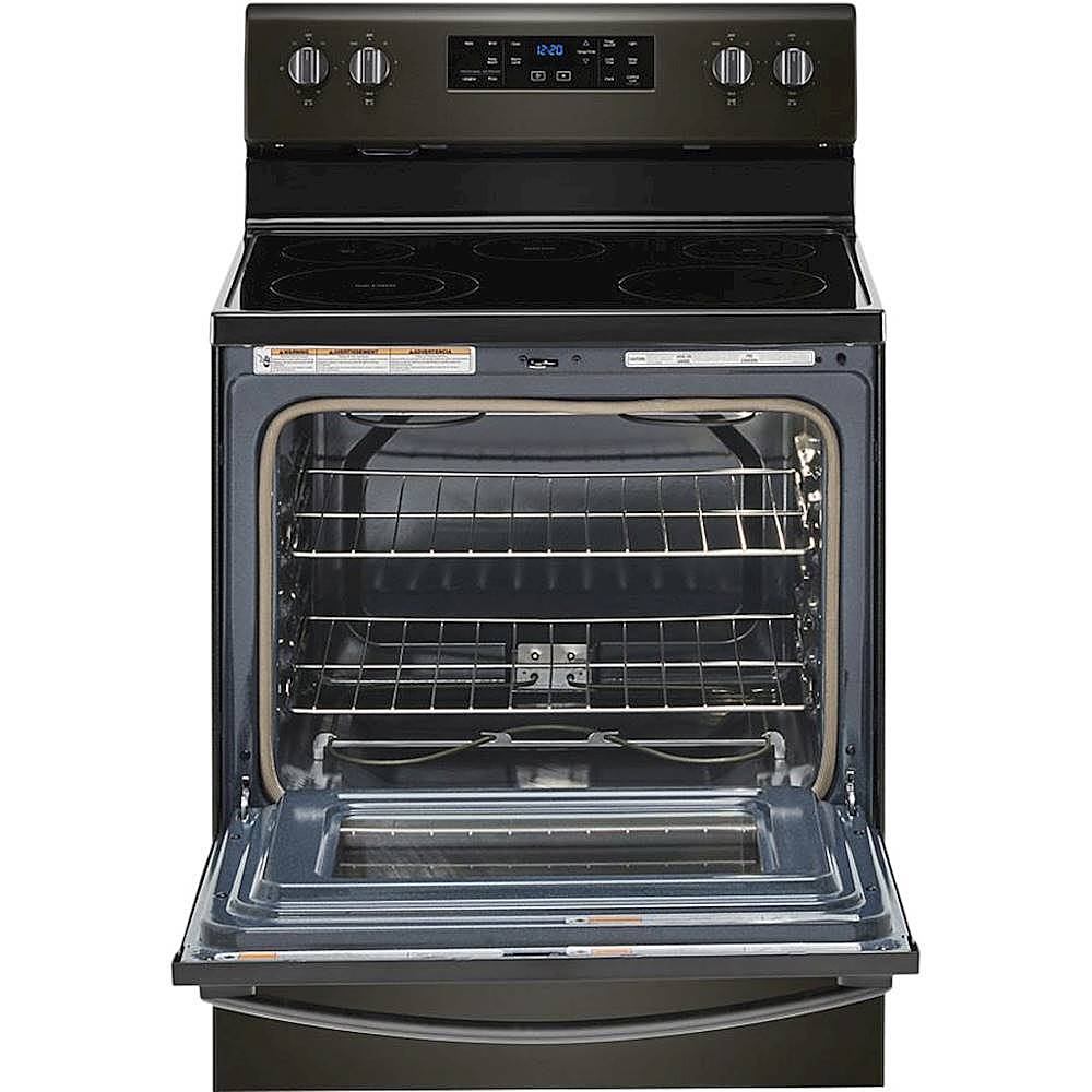 Whirlpool - 5.3 Cu. Ft. Freestanding Electric Range with Self-Cleaning and Frozen Bake - Black Stainless Steel_2