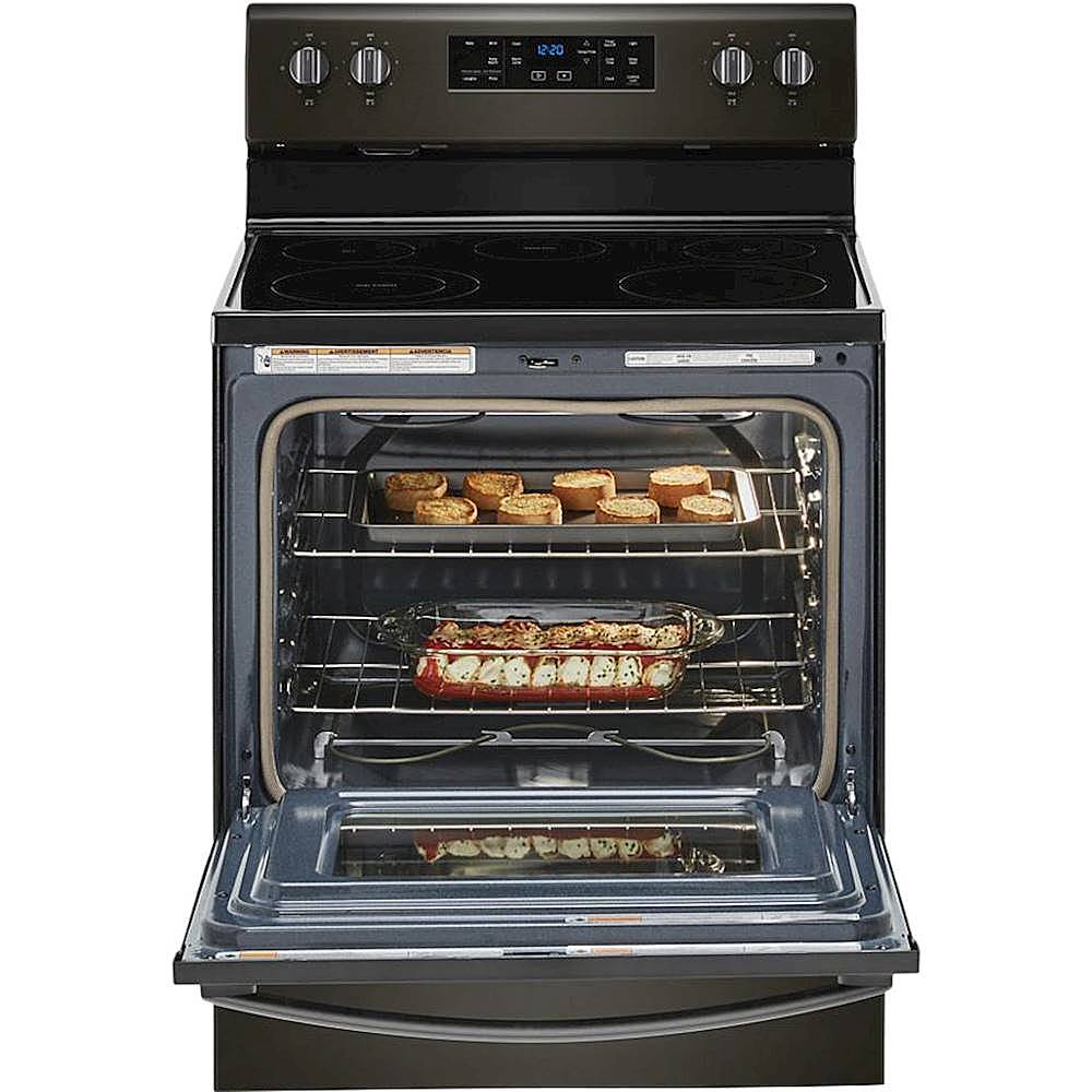 Whirlpool - 5.3 Cu. Ft. Freestanding Electric Range with Self-Cleaning and Frozen Bake - Black Stainless Steel_3