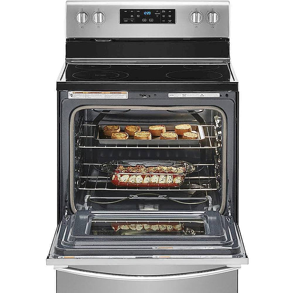 Whirlpool - 5.3 Cu. Ft. Freestanding Electric Range with Self-Cleaning and Frozen Bake - Stainless Steel_2