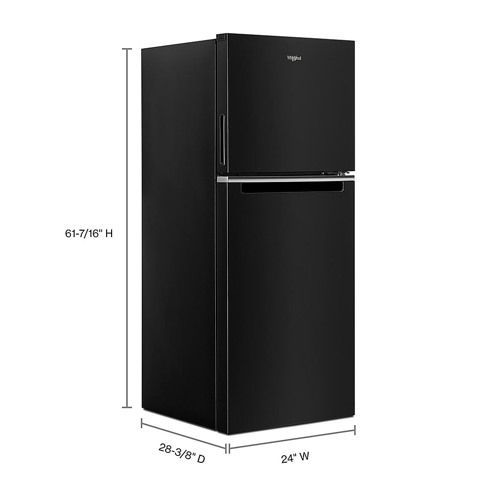 Whirlpool - 11.6 Cu. Ft. Top-Freezer Counter-Depth Refrigerator - Black_1