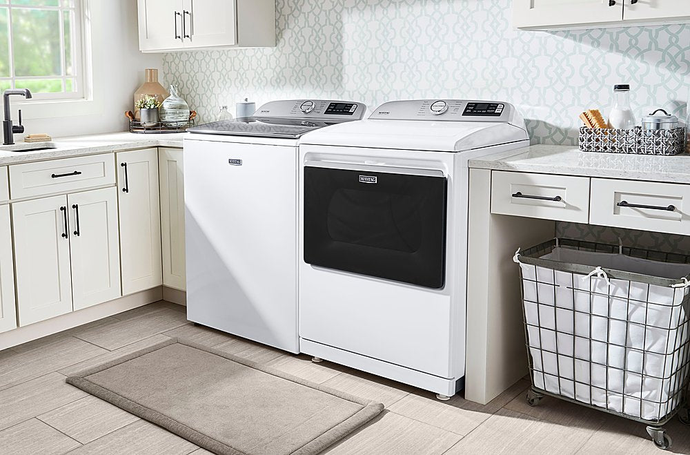 Maytag - 7.4 Cu. Ft. Smart Gas Dryer with Steam and Extra Power Button - White_12