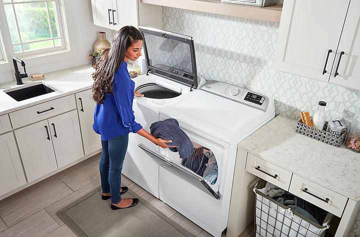 Maytag - 7.4 Cu. Ft. Smart Gas Dryer with Steam and Extra Power Button - White_14