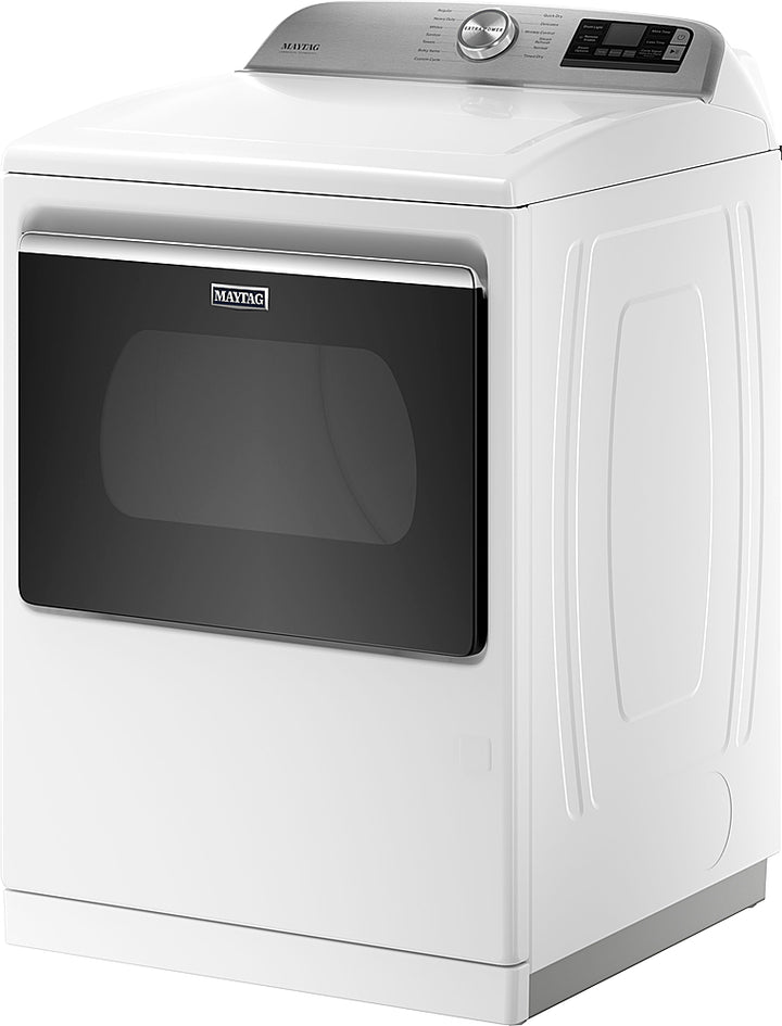 Maytag - 7.4 Cu. Ft. Smart Gas Dryer with Steam and Extra Power Button - White_21