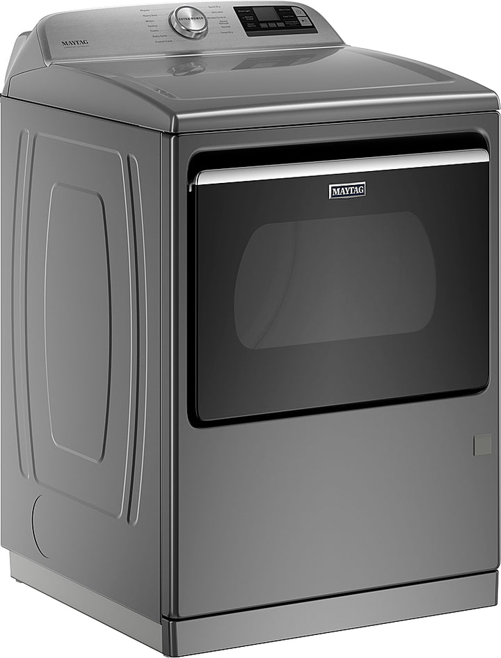 Maytag - 7.4 Cu. Ft. Smart Gas Dryer with Steam and Extra Power Button - Metallic Slate_18