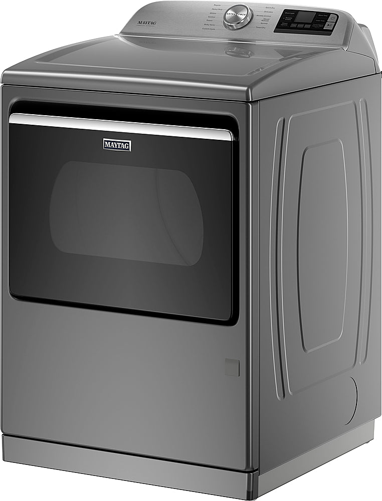Maytag - 7.4 Cu. Ft. Smart Gas Dryer with Steam and Extra Power Button - Metallic Slate_19