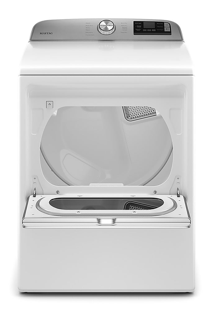 Maytag - 7.4 Cu. Ft. Smart Electric Dryer with Extra Power Button - White_12