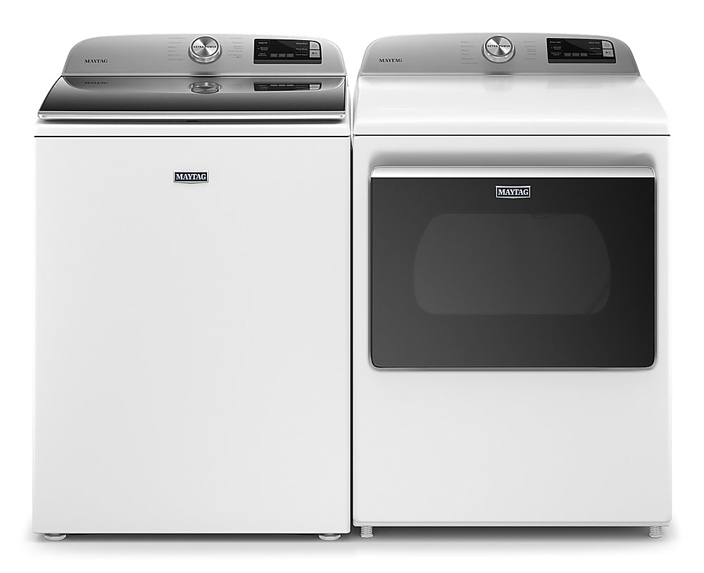 Maytag - 7.4 Cu. Ft. Smart Electric Dryer with Extra Power Button - White_5