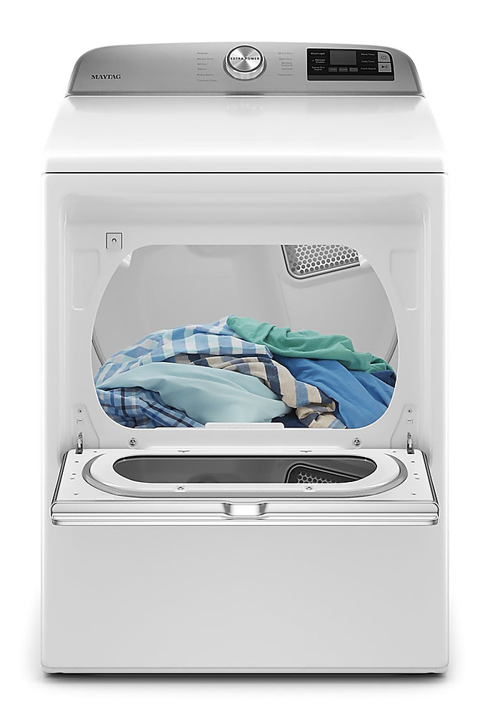 Maytag - 7.4 Cu. Ft. Smart Electric Dryer with Extra Power Button - White_13
