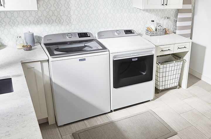 Maytag - 7.4 Cu. Ft. Smart Gas Dryer with Extra Power Button - White_5