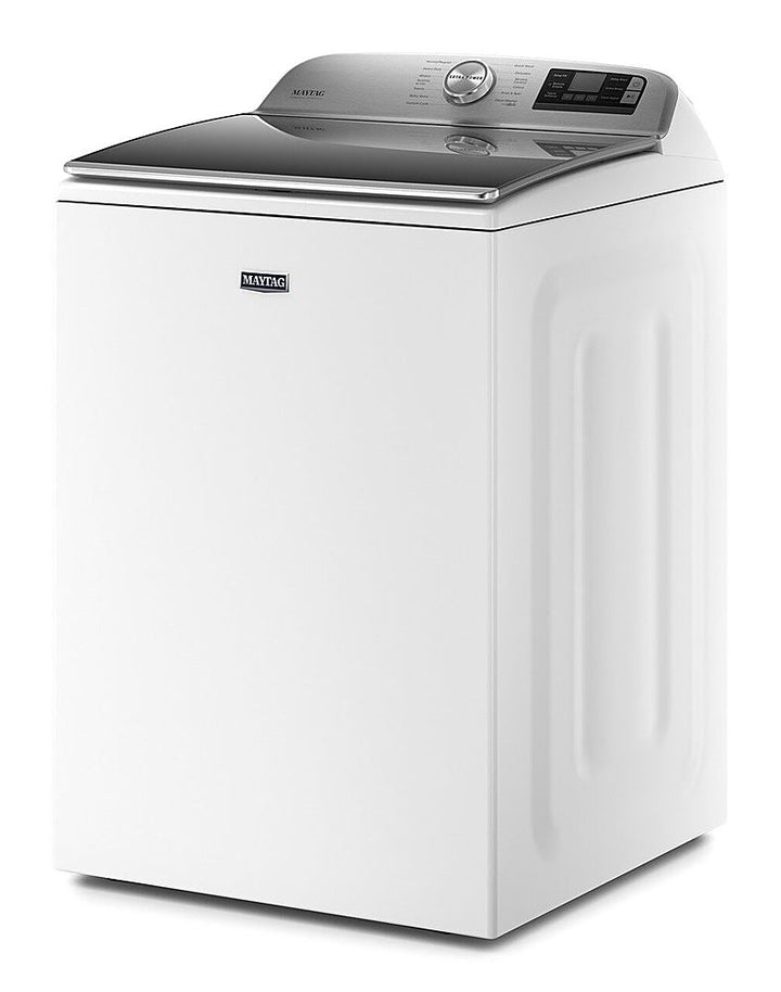 Maytag - 5.2 Cu. Ft. High Efficiency Smart Top Load Washer with Extra Power Button - White_3
