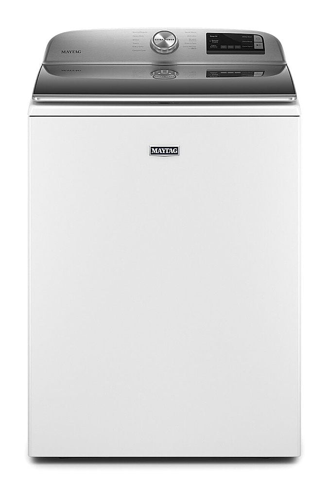 Maytag - 4.7 Cu. Ft. Smart Top Load Washer with Extra Power Button - White_0
