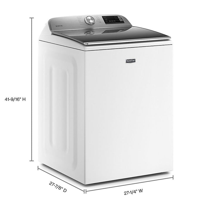 Maytag - 4.7 Cu. Ft. Smart Top Load Washer with Extra Power Button - White_11