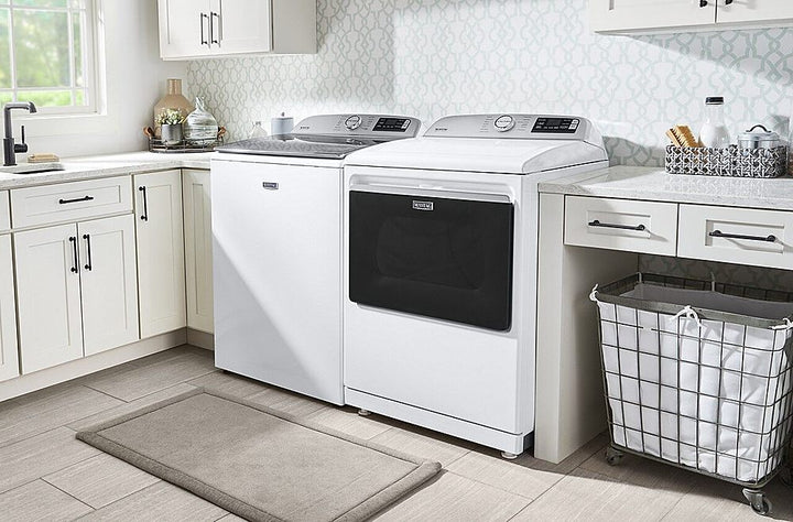 Maytag - 5.3 Cu. Ft. High Efficiency Smart Top Load Washer with Extra Power Button - White_16