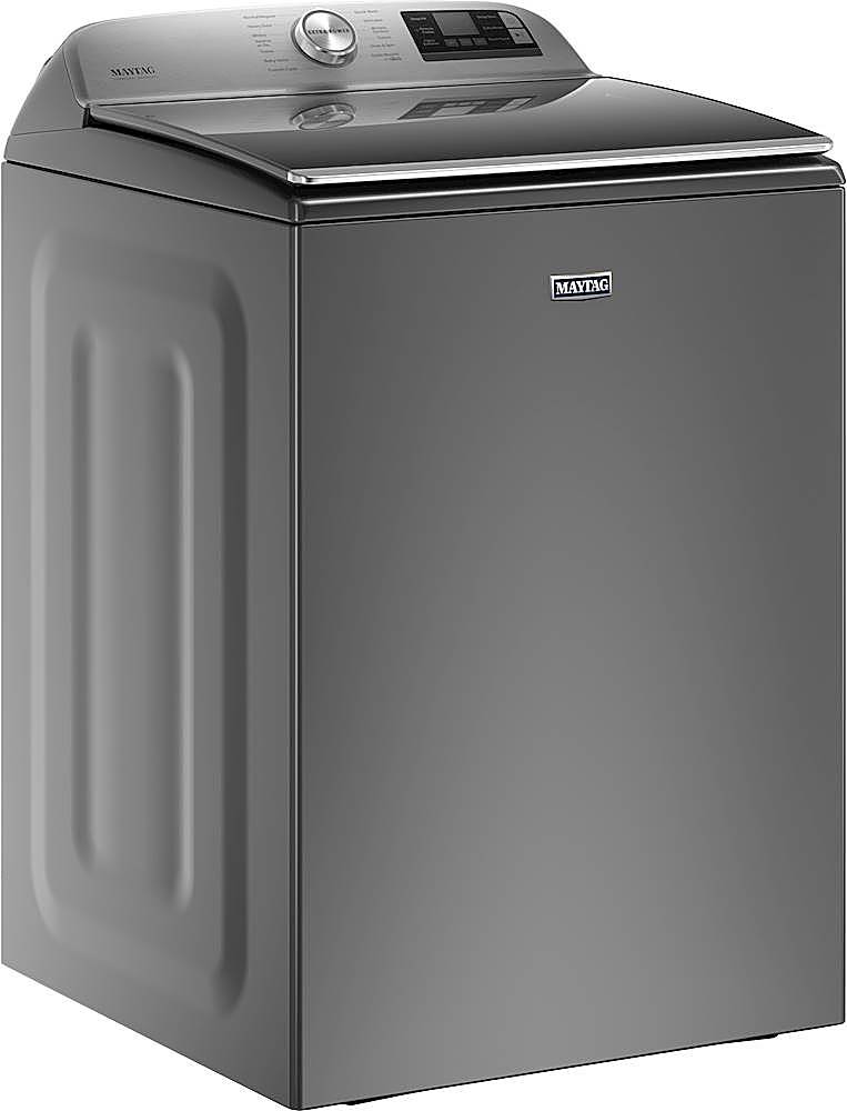 Maytag - 5.3 Cu. Ft. High Efficiency Smart Top Load Washer with Extra Power Button - Metallic Slate_1