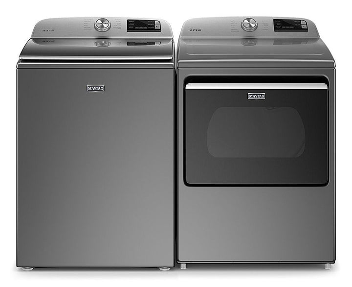 Maytag - 7.4 Cu. Ft. Smart Electric Dryer with Extra Power Button - Metallic Slate_5
