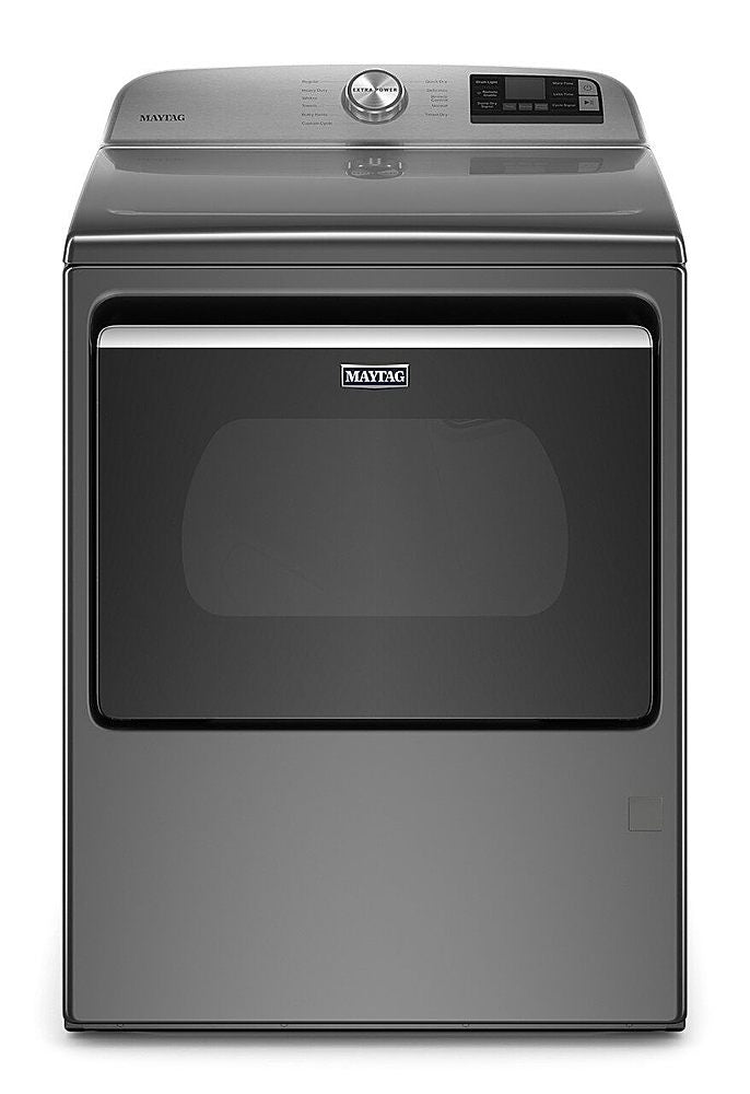 Maytag - 7.4 Cu. Ft. Smart Gas Dryer with Extra Power Button - Metallic Slate_0