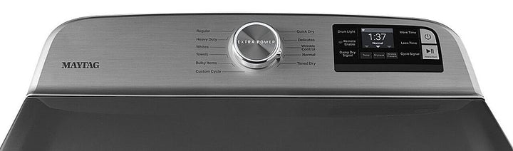 Maytag - 7.4 Cu. Ft. Smart Gas Dryer with Extra Power Button - Metallic Slate_13