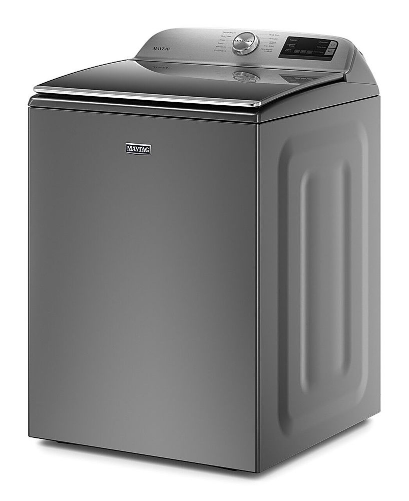 Maytag - 4.7 Cu. Ft. High Efficiency Smart Top Load Washer with Extra Power Button - Metallic Slate_3