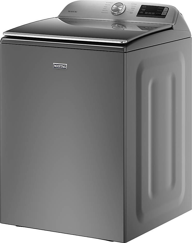 Maytag - 4.7 Cu. Ft. High Efficiency Smart Top Load Washer with Extra Power Button - Metallic Slate_12