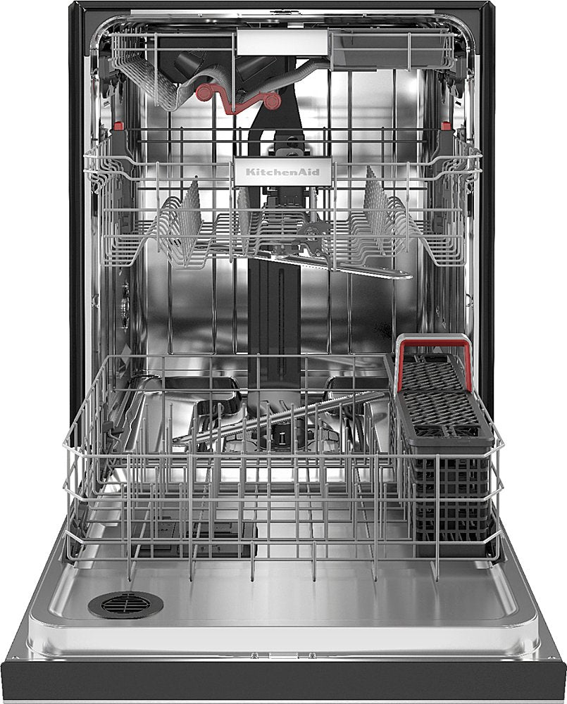 KitchenAid - Front Control Built-In Dishwasher with Stainless Steel Tub, FreeFlex Third Rack, 44dBA - Stainless Steel_1