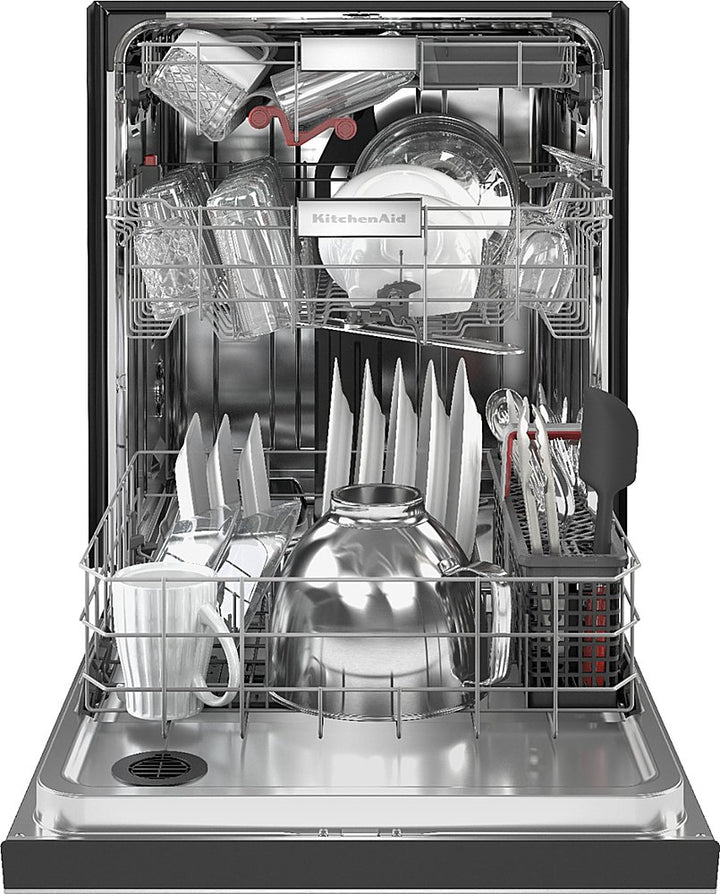 KitchenAid - Front Control Built-In Dishwasher with Stainless Steel Tub, FreeFlex Third Rack, 44dBA - Stainless Steel_2