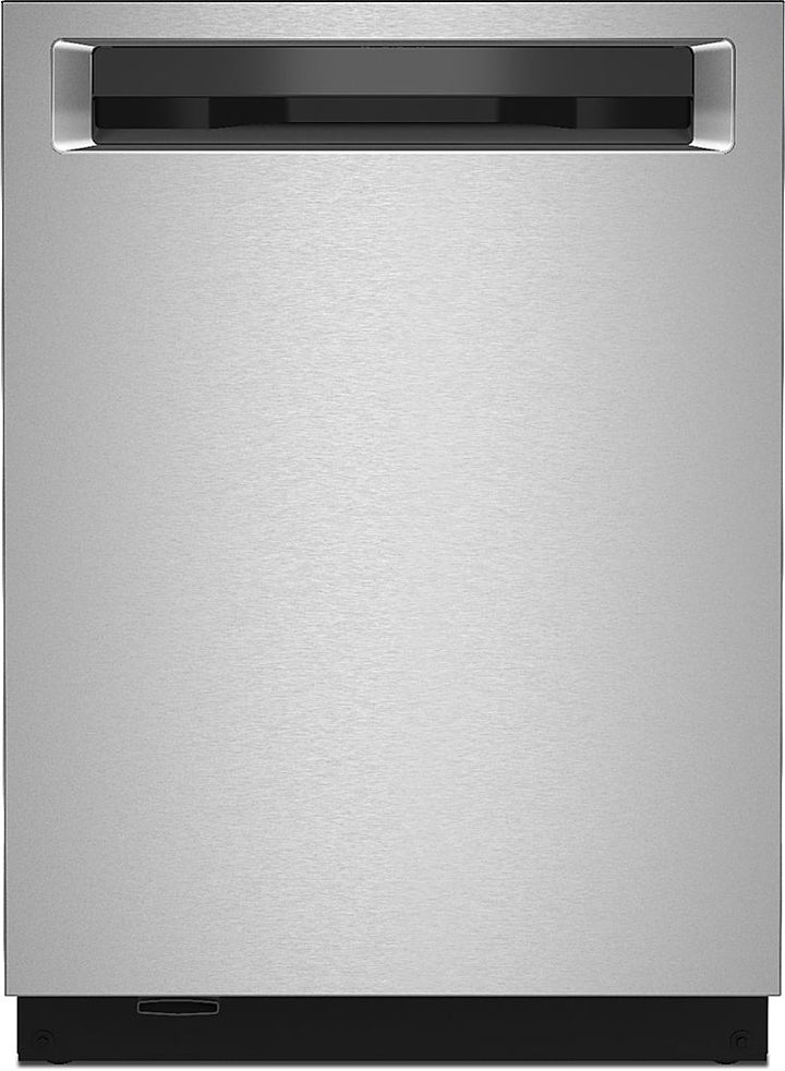 KitchenAid - Top Control Built-In Dishwasher with Stainless Steel Tub, FreeFlex Third Rack, 44dBA - Stainless Steel_0