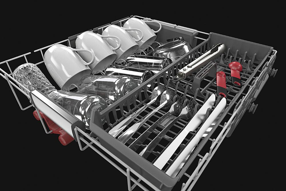 KitchenAid - Top Control Built-In Dishwasher with Stainless Steel Tub, FreeFlex Third Rack, 44dBA - Stainless Steel_6