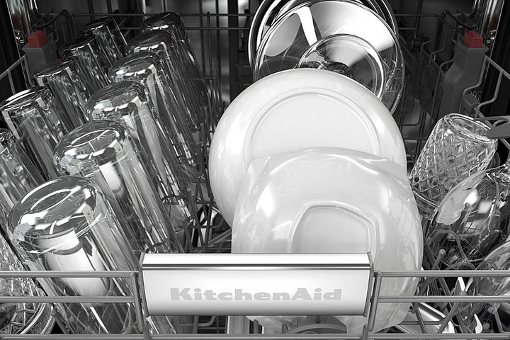 KitchenAid - Top Control Built-In Dishwasher with Stainless Steel Tub, FreeFlex Third Rack, 44dBA - Stainless Steel_8