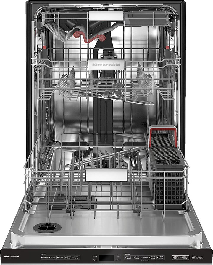 KitchenAid - Top Control Built-In Dishwasher with Stainless Steel Tub, FreeFlex Third Rack, 44dBA - Stainless Steel_10