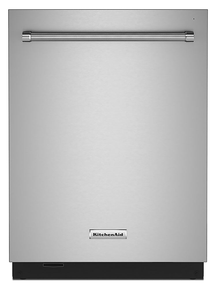 KitchenAid - Top Control Built-In Dishwasher with Stainless Steel Tub, 3rd Rack, 44dBA - Stainless Steel_0