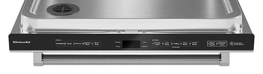 KitchenAid - Top Control Built-In Dishwasher with Stainless Steel Tub, 3rd Rack, 44dBA - Stainless Steel_2