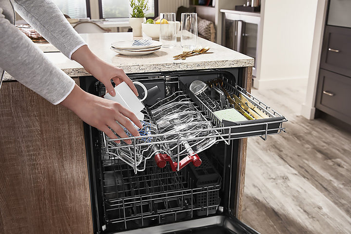 KitchenAid - Top Control Built-In Dishwasher with Stainless Steel Tub, 3rd Rack, 44dBA - Stainless Steel_17